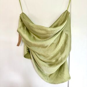 NWT CAARA Hana Top in Lime Green size 2